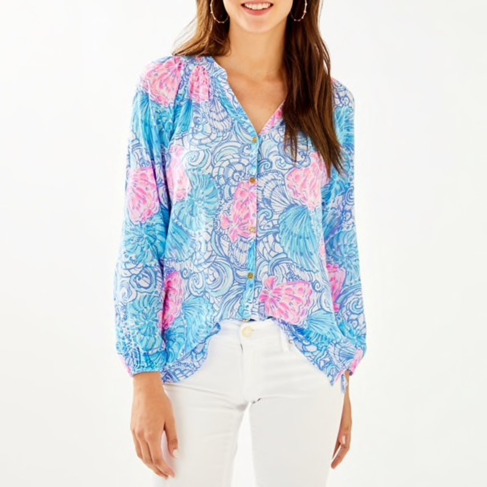 Button Down Elsa Top